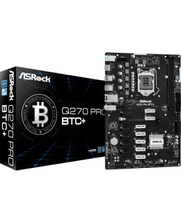ASRock Q270 Pro BTC+ LGA1151 ATX emolevy Main Image