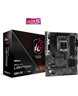 ASROCK B650 PG LIGHTNING AM5 ATX EMOLEVY Main Image