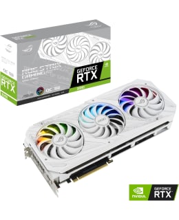 Asus ROG Strix GeForce RTX 3080 White OC 10GB näytönohjain Main Image