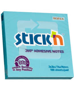 STICK'N 76X76MM/100KPL SIN VIESTILAPPU Main Image