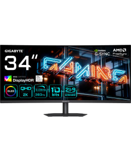 GIGABYTE MO34WQC36 34 OLED GAMING MON Main Image