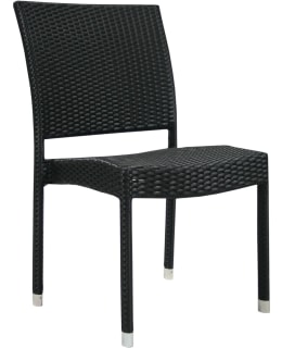 HOME4YOU WICKER-3 MUSTA TUOLI 2KPL Main Image