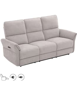 HOME4YOU DAMIKA 14216 GREY 3-SEATER Main Image