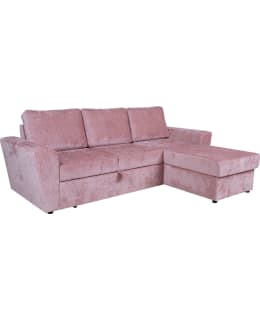 HOME4YOU 15618 INGMAR PINK CORNER SOFA Main Image