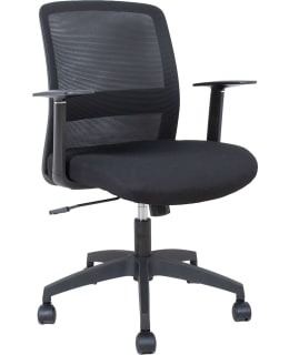 HOME4YOU FARO 18427 BLACK TASK CHAIR Main Image