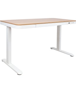 HOME4YOU ERGO 18705 WHT 120X60 EL DESK Main Image