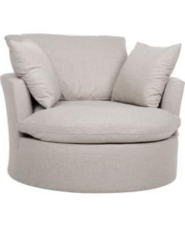 HOME4YOU FLUFFY 25174 GREY ARMCHAIR Main Image