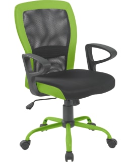 HOME4YOU LENO HARMAA/VIHREÄ TYÖTUOLI Main Image