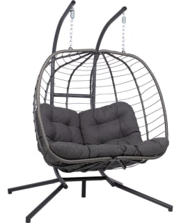 HOME4YOU FINSE 28054 GREY 2-SEATER CHAIR Main Image