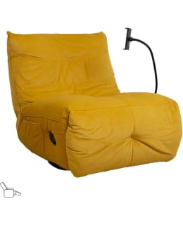 HOME4YOU WIN-WIN 28673 YEL RECLINER Main Image