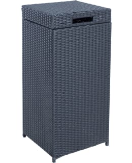 HOME4YOU WICKER 35125 BLK TRASH BOX Main Image