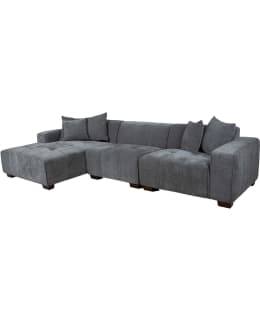 HOME4YOU DAHLIA LC 37521 GREY SOFA Main Image