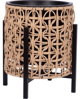 HOME4YOU WICKER 38225 BRW 28X28 PLANTER Main Image
