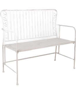 HOME4YOU JASMINE 40104 WHITE BENCH Main Image