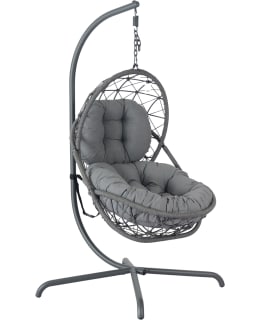 HOME4YOU AMARA 40121 GRY HANGING CHAIR Main Image