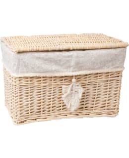 HOME4YOU 61032 BEIGE WILLI TASSEL BASKET Main Image