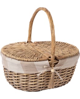HOME4YOU WILLI STRIPE 61046 BEI BASKET Main Image