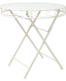 HOME4YOU SANDY 76638 WHT D70 TABLE Main Image