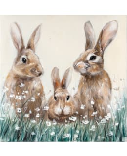 HOME4YOU RABBIT FAMILY 87033 60X60 Main Image
