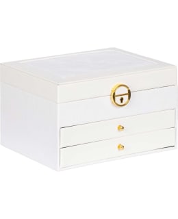 HOME4YOU SEZANE 87449 WHT JEWELLERY BOX Main Image