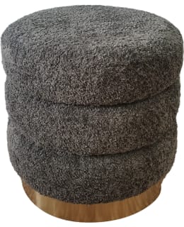 HOME4YOU LAUREN OTTOMAN 87670 GRY Main Image