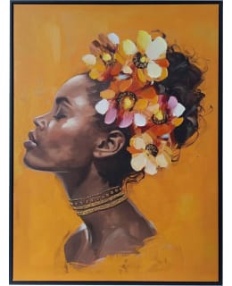 HOME4YOU 88770 WOMAN FLOWERS TAULU Main Image