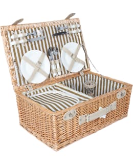 HOME4YOU 88792 BEIGE PICNIC BASKET Main Image