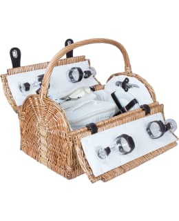 HOME4YOU 88793 BEIGE PICNIC BASKET Main Image