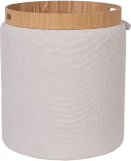 HOME4YOU HIRO 88993 WHITE D34 OTTOMAN Main Image