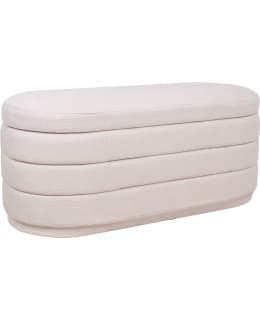 HOME4YOU HIRO 88994 WHT STORAGE BENCH Main Image