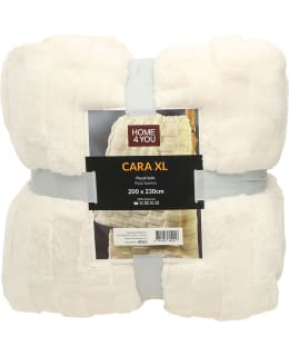 HOME4YOU CARA XL 89221 WHT 200X230 THRW Main Image
