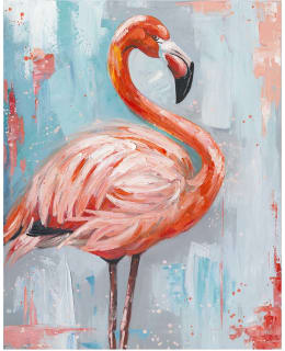 HOME4YOU 89337 PINK FLAMINGO 80X100 Main Image