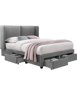 HOME4YOU SUGI K288372 GRY 160X200 BED Main Image