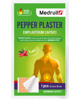 MEDRULL PEPPER PLASTER 10X18 CM 1 PCS Main Image