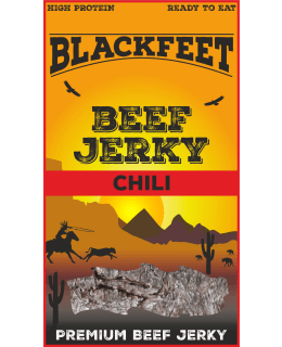 BLACKFEET BEEF JERKY CHILI 40G KUIVALIHA Main Image