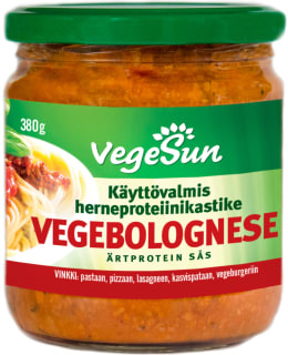 VEGESUN BOLOGNESE HERNEPROT 380G KASTIKE Main Image
