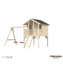 PALMAKO TOBY 2,1 M2 LEIKKIMÖKKI KEINULLA Main Image