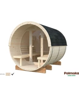 ANITA 1,3+0,7 M2 LASISEINÄ TYNNYRISAUNA Main Image