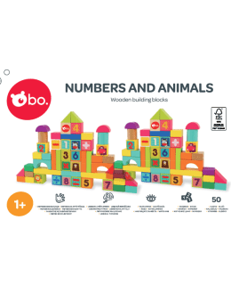 BO. NUMEROT JA ELÄIMET PUISET PALIKAT Main Image
