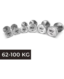 HC PRO HARD CHROME DUMBBELL SET 62-100KG Main Image