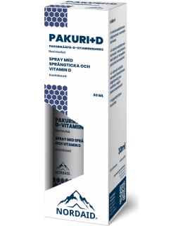 Nordaid Pakuri+D-vitamiinisuihke 30 ml ravintolisä Main Image