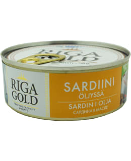 RIGA GOLD 240G/168G SARDIINIPALA ÖLJYSSÄ Main Image