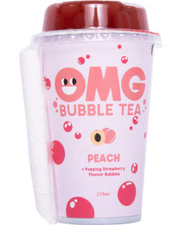 OMG BUBBLE PEACH 270ML VIRV.JUOMA Main Image