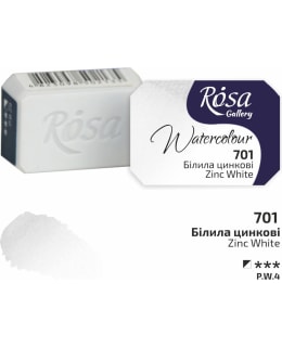 ROSA 1/1 701/ ZINK WHITE AKVARELLINAPPI Main Image