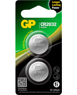 GP LITHIUM CR2032 2KPL NAPPIPARISTO Main Image