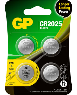 GP LITHIUM CR2025 4KPL NAPPIPARISTO Main Image