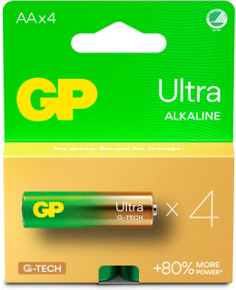 GP ULTRA ALKALINE AA/LR6 4KPL PARISTO Main Image