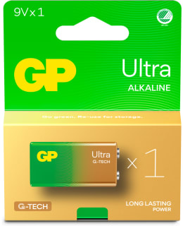GP ULTRA ALKALINE 9V/6LF22 PARISTO Main Image
