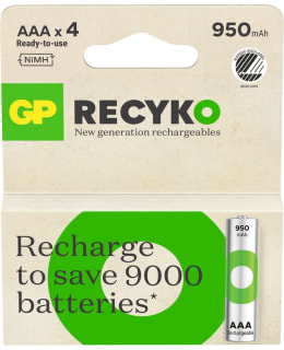 GP AAA 4X950MAH NIMH LADAT. PARISTO Main Image