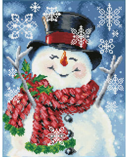 DD JOYFUL JOLLY SNOWMAN TIMANTTITYÖ Main Image